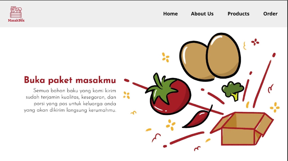 Jasa Pembuatan Landing Page untuk Produk UMKM dan Brand - Desain web informasi 