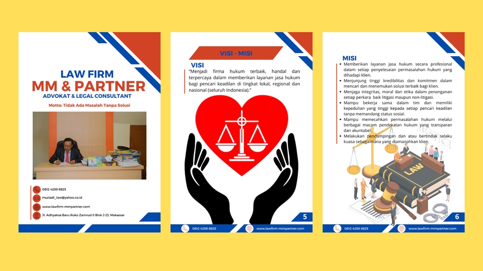 Jasa design company profile perusahaan dikerjakan freelancer profesional.