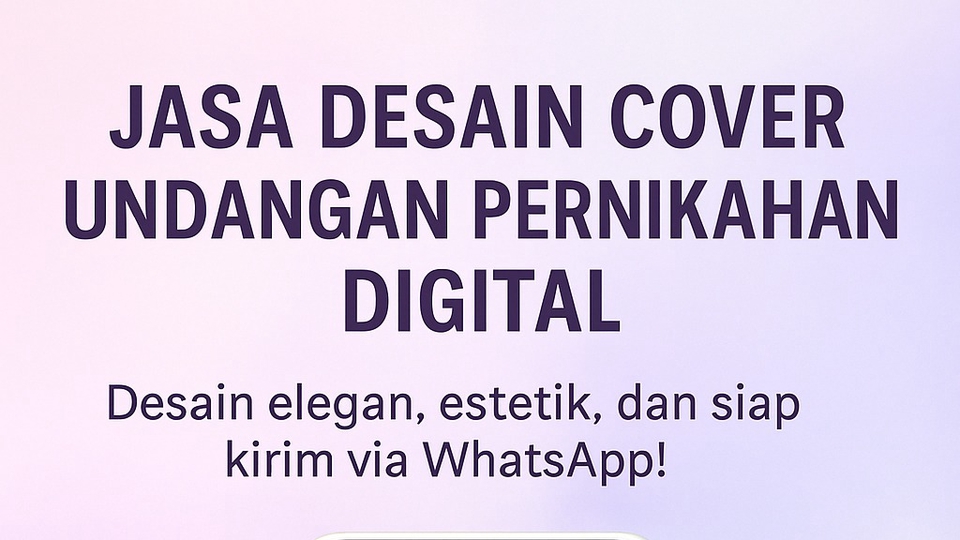 Jasa Desain Canva Profesional dan Kreatif untuk Segala Kebutuhan - Jasa Pembuatan Design Canva "Udangan Pernikahan"