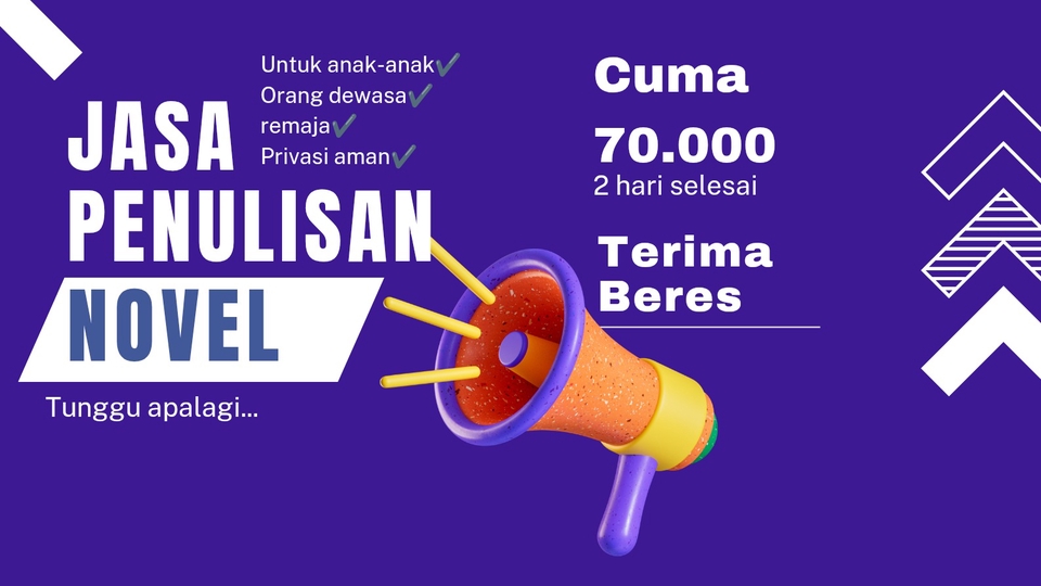 Jasa penulisan novel