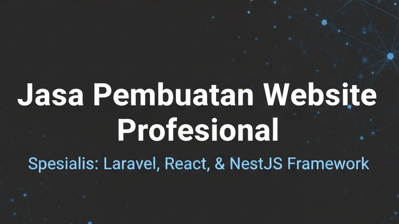 Jasa pembuatan website profesional, company profile, dan lainnya