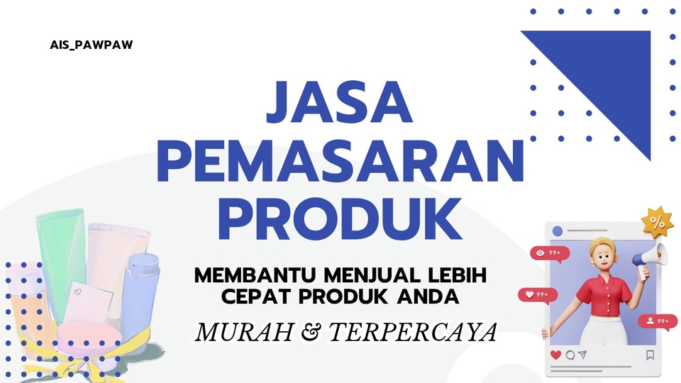 Jasa Admin Website, Media Sosial & Toko Online - Jasa Pemasaran Produk Fisik Dan Digital