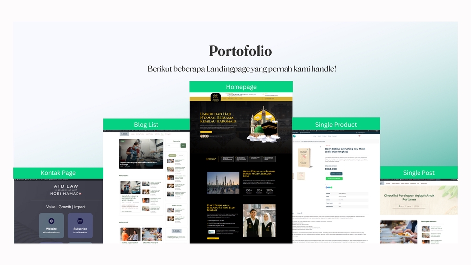 Desain Web - Jasa Pembuatan Desain Website / Landingpage - 4