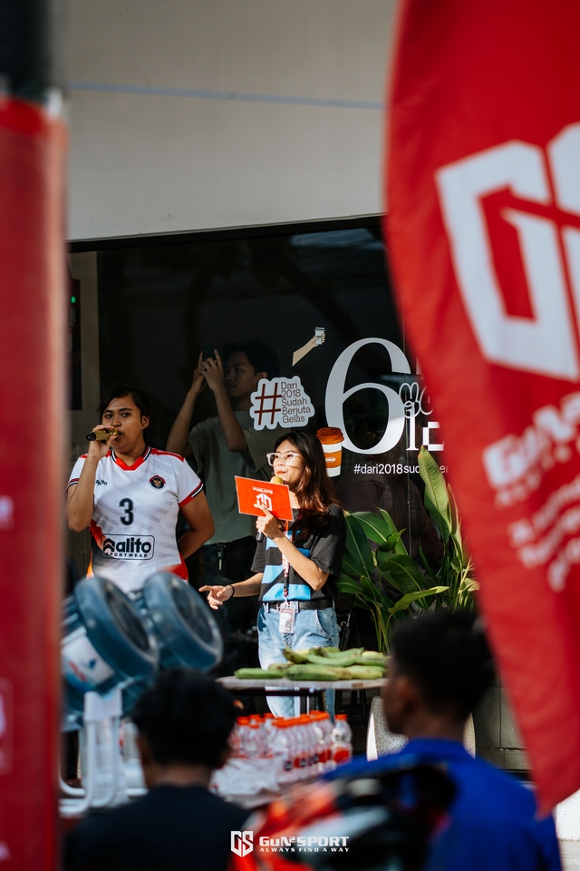 ini aku waktu jadi mc di sebuah event