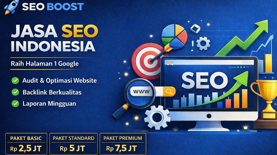 Jasa SEO website Bisnis, UMKM, Blog, Toko Online, Website Jasa