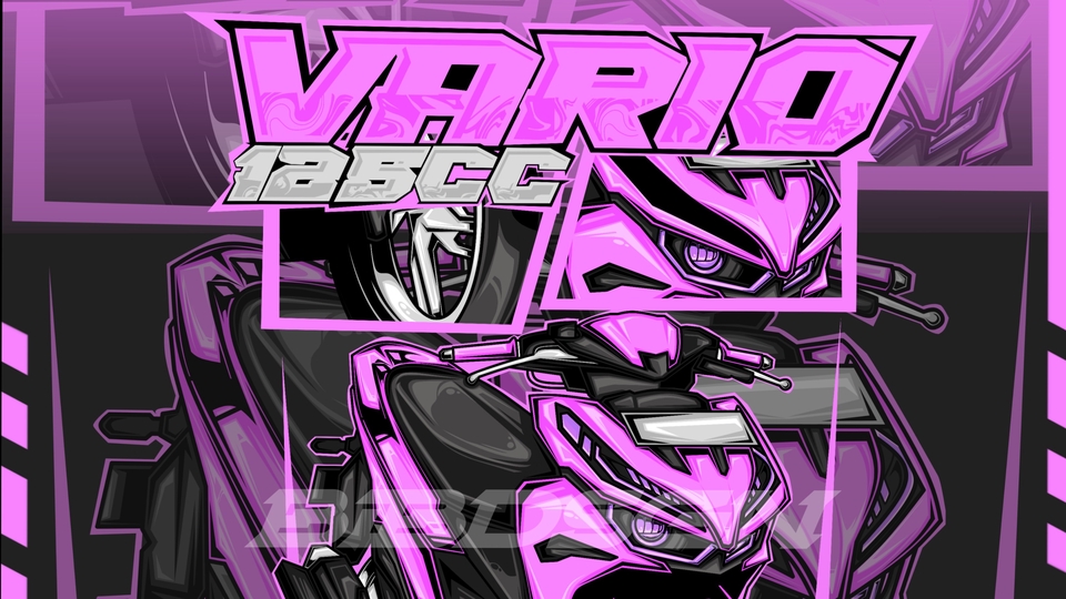 Jasa Desain Vector Kreatif dan Resolusi Tinggi - Ubah foto kendaraan kesayangmu menjadi vektor sekeren ini bolo🥶