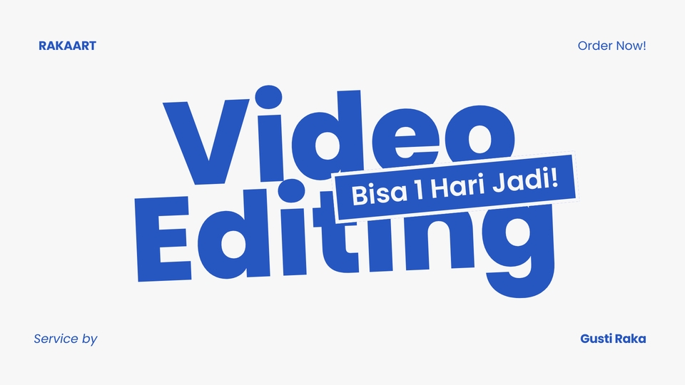 Video Editing - Video Editing Cepat dan Berkualitas (Bisa 1 Hari Jadi) - 3