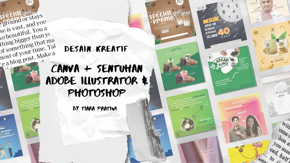 Jasa Lainnya di Desain Grafik - Jasa Desain Canva Sederhana & Estetik