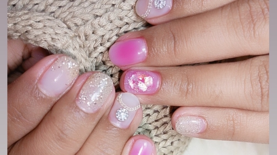 Nailart reguler termasuk 10 jari di kuku asli bebas design