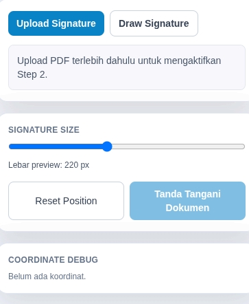 Web Development - Jasa Web App Tanda Tangan PDF (Upload PDF, Draw Signature, Download Hasil) - 2