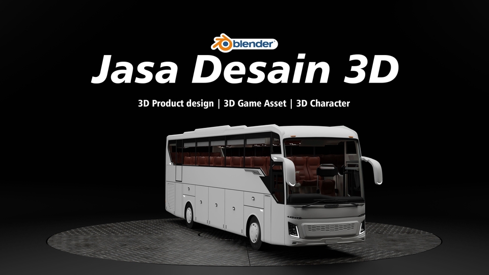 Jasa Gambar 3D Arsitektur dan Produk Visual - Jasa Desain 3D untuk Desain Produk, Game Asset, dan Karakter 3D dengan software Blender.