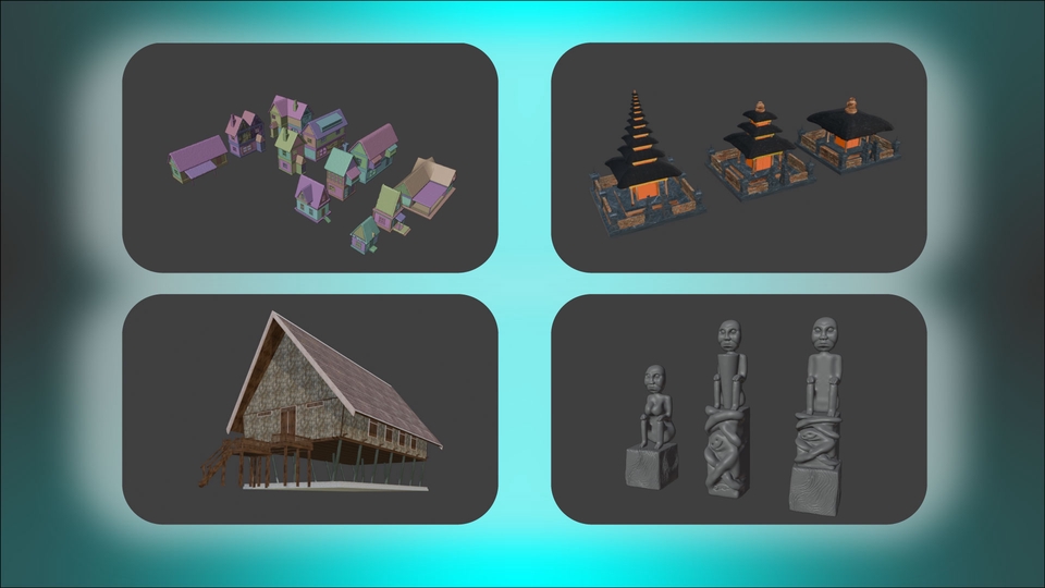 Perspektif 3D - Jasa Desain 3D untuk Desain Produk, Game Asset, dan Karakter 3D dengan software Blender. - 6