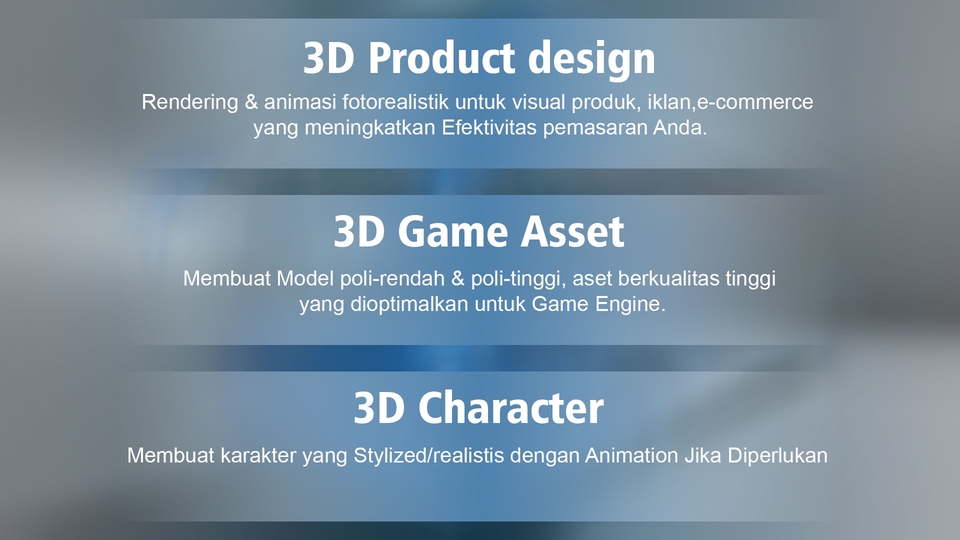 Perspektif 3D - Jasa Desain 3D untuk Desain Produk, Game Asset, dan Karakter 3D dengan software Blender. - 2
