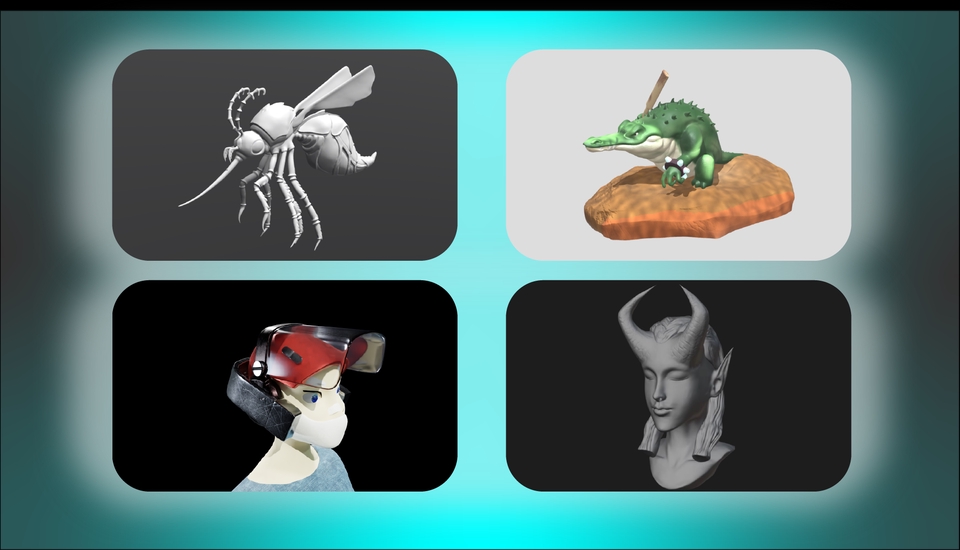 Perspektif 3D - Jasa Desain 3D untuk Desain Produk, Game Asset, dan Karakter 3D dengan software Blender. - 8