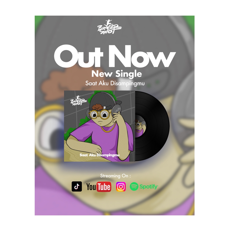 Gambar dan Ilustrasi - Desain kartun ilustrasi untuk Cover Album musik, Podcast, dan sejenisnya - 7