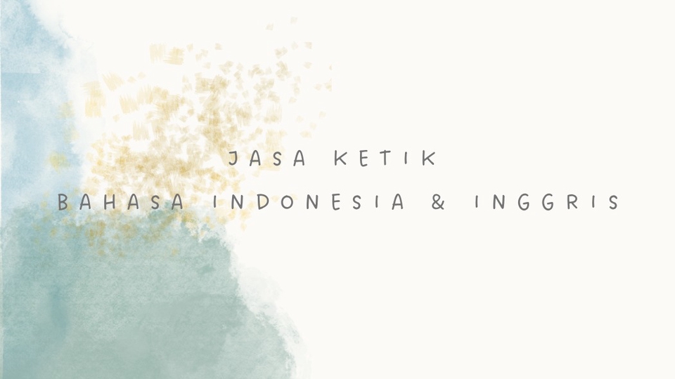 Menyediakan jasa pengetikan ulang dari hasil scan, buku & gambar dalam Bahasa Indonesia & Inggris