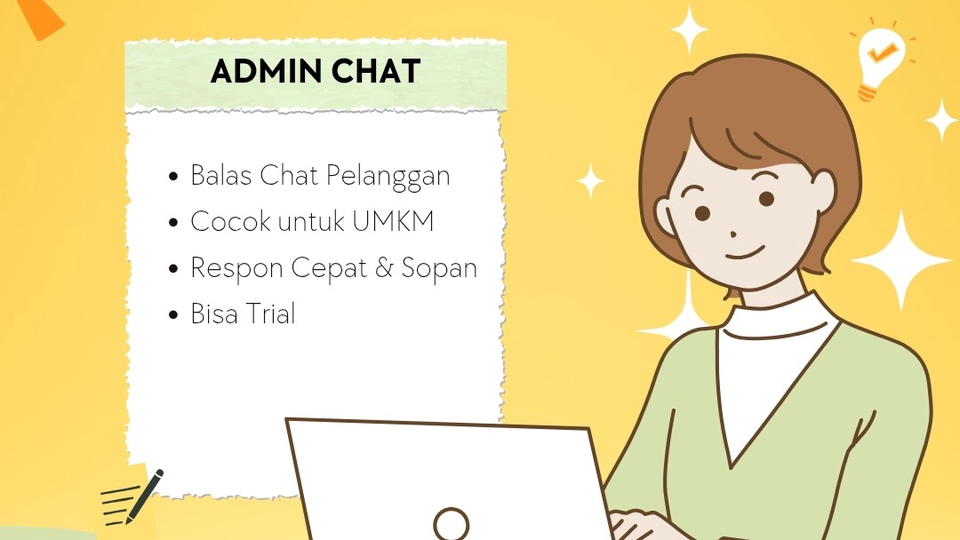Poster jasa Admin Chat Instagram & Whatsapp