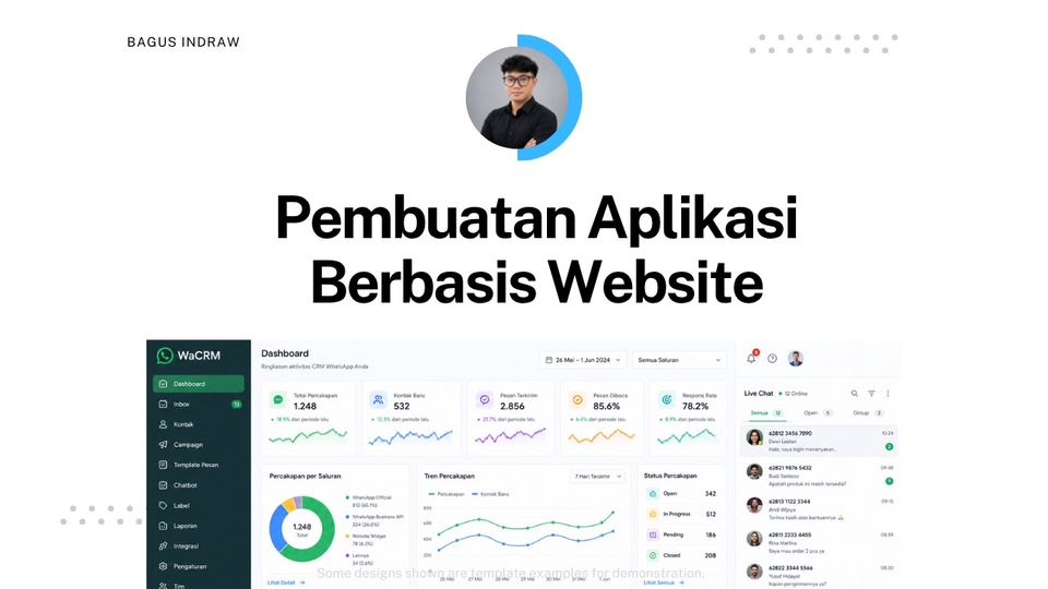 web app, apliaksi web. aplikasi website, website custom, website full stack