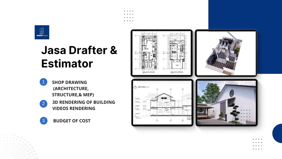 Jasa Gambar AutoCAD & Drafter Arsitektur Interior - JASA DRAFTER GAMBAR KERJA/ DESAIN BANGUNAN (SHOP DRAWING, ASBUILT DRAWING DLL.)