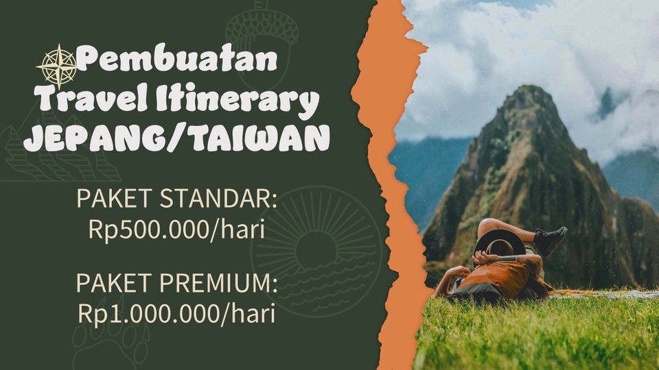 Jasa Membuat dan Meyusun Rencana Perjalanan Wisata - Pembuatan Travel Itinerary Jepang/Taiwan