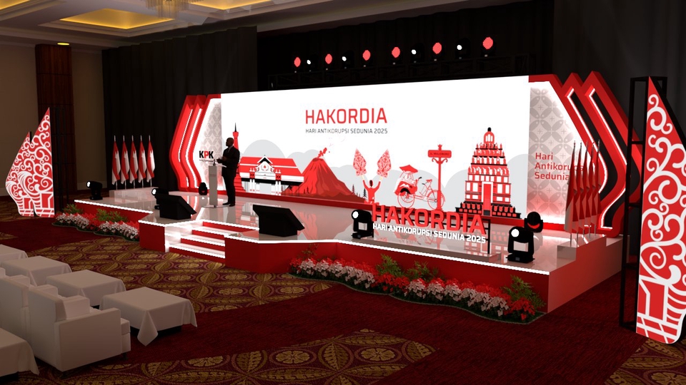 3D & Animasi - Jasa Desain 3D Event Profesional: Panggung, Layout Venue & Animasi - 3