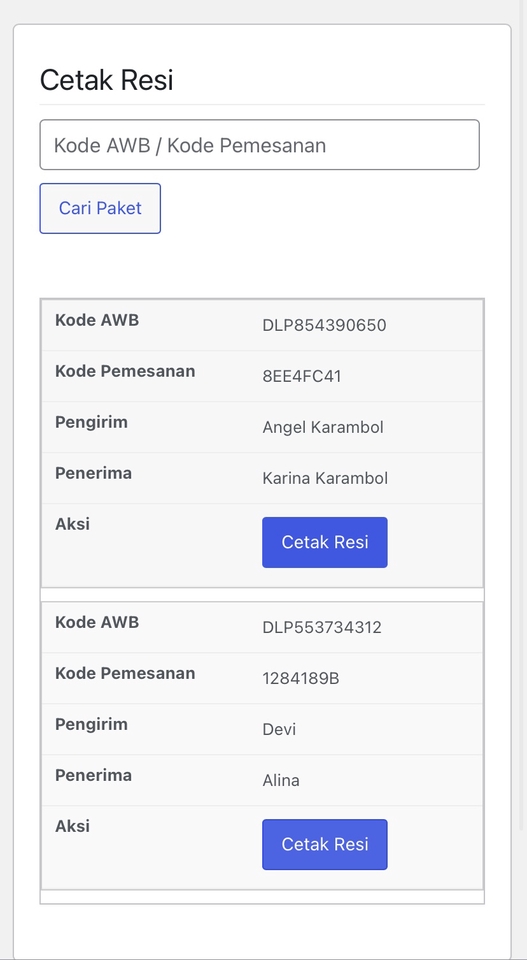 Web Development - Website Ekspedisi Logistik Kargo Forwarding Tersedia Sistem Ekspedisi - 24