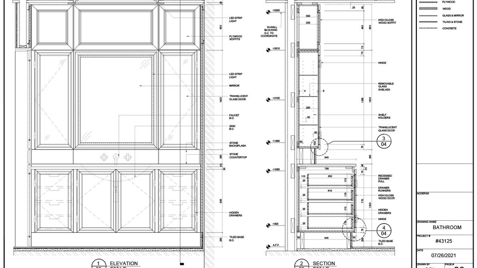 Gambar Kerja Interior