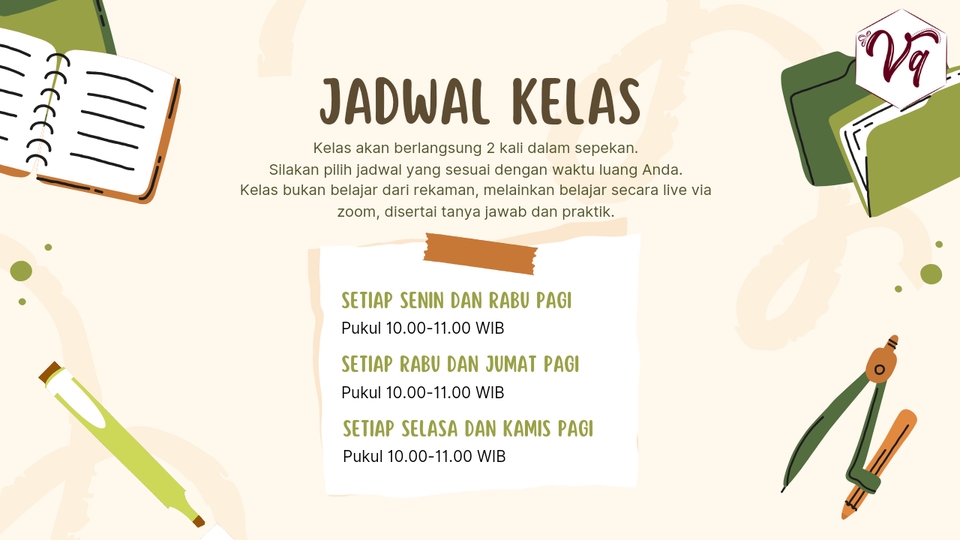 Kelas canva untuk pelajar dan umum