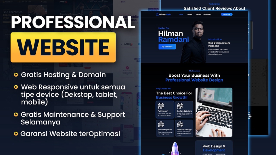 Jasa Pembuatan Website Ecommerce dan Toko Online - Pembuatan Website Landing Page, Web Perusahaan, Toko Online, Kursus Online, DLL | Terima Jadi!