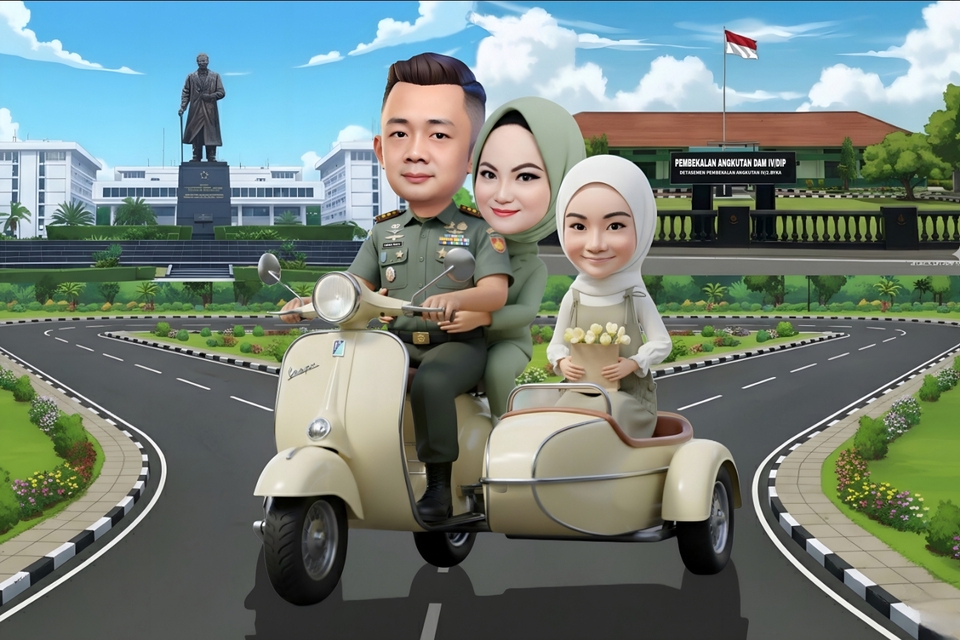 Edit Gambar & Photoshop - Desain Foto karikatur untuk hadiah/Kado - 15