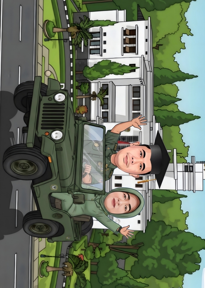 Edit Gambar & Photoshop - Desain Foto karikatur untuk hadiah/Kado - 16