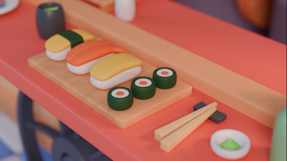 3D Model - Jasa pembuatan 3D asset organik - 4