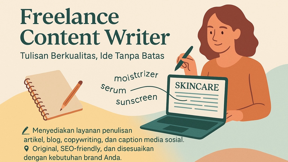 jasa penulisan caption skincare untuk media sosial yang menarik, persuasif, dan sesuai trend