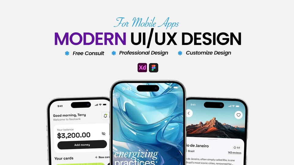 Jasa Desain UI/UX Aplikasi Mobile Modern, Estetik & User-Friendly