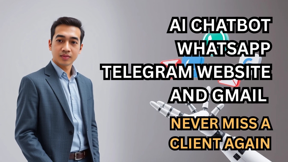 Membuat AI Chatbot Custumer Service Admin Whatsapp Telegram Gmail Website 