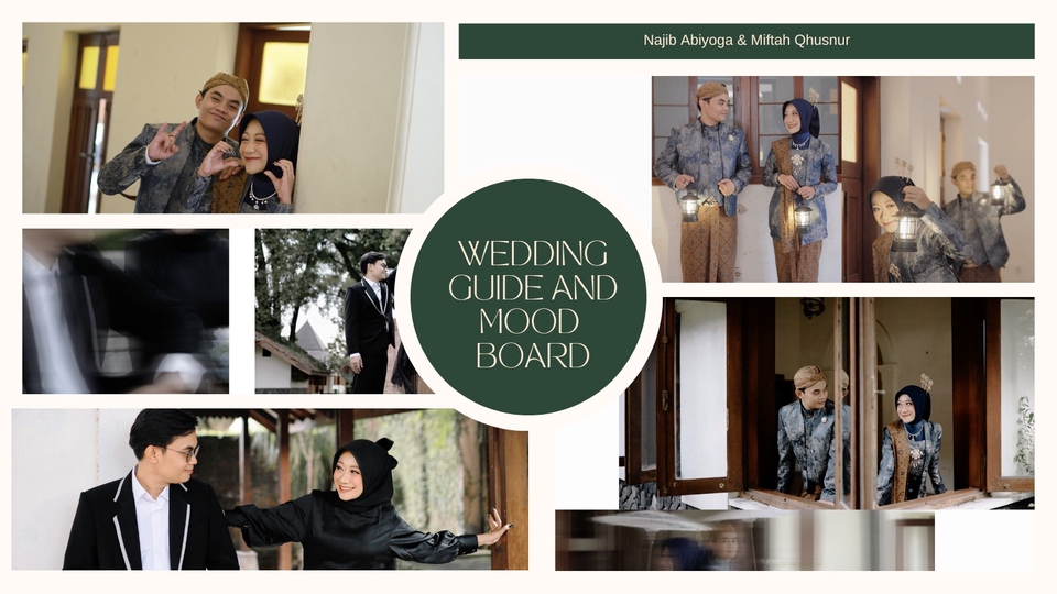 Jasa Lainnya di Desain Grafik - Jasa membuat moodboard wedding 