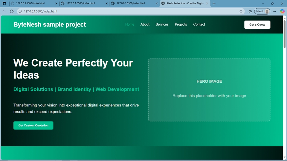 Buat website interaktif dengan animasi halus dan tampilan premium