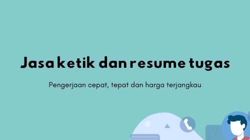 Jasa joki pengetikan 