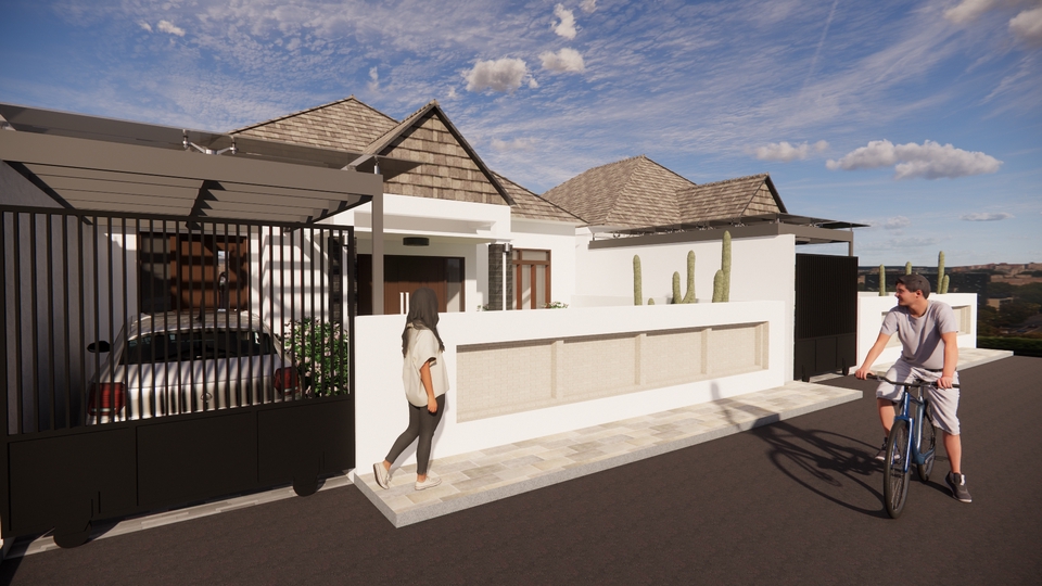 3D & Perspektif - Rumah Minimalis - 6