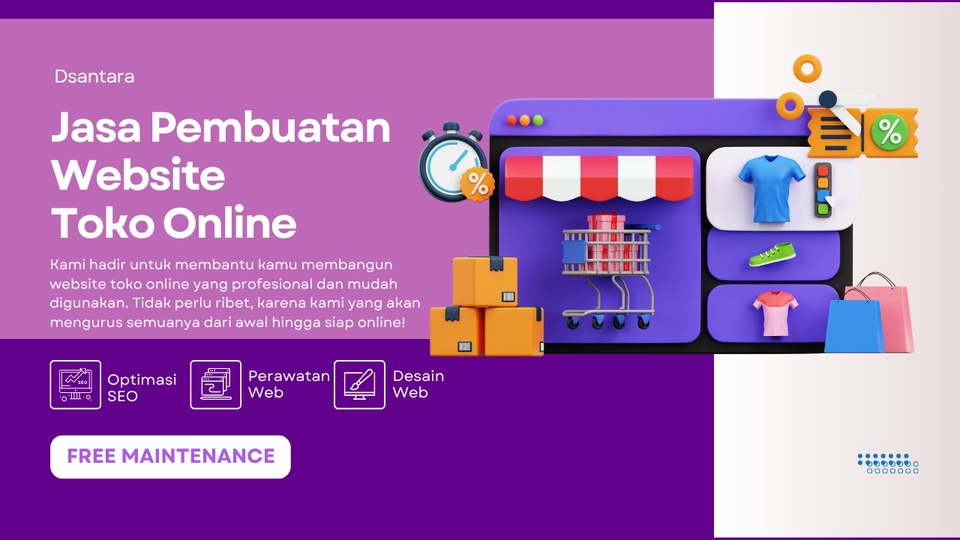 Jasa Lainnya di Web dan Pemrograman - Jasa Pembuatan Website Toko Online