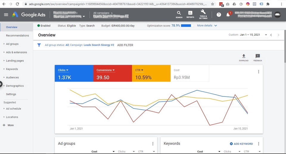 Mentoring Google Ads Superprivat dengan Tracking GTM GA4 - Lidia Wulan