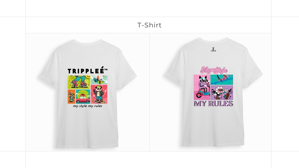 Desain Kaos & Motif - Desain Kaos Trendy/Street wear/Aesthetic/Hype beast - 5