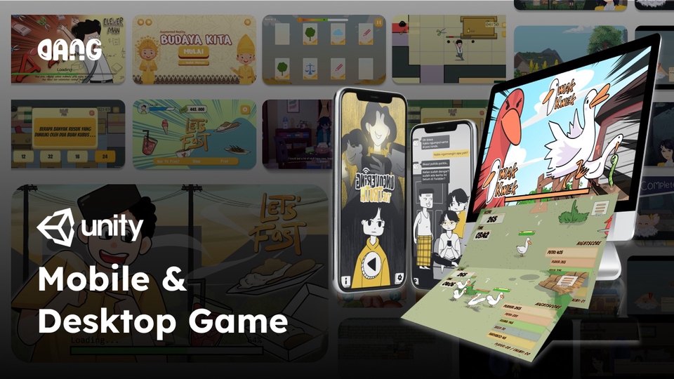 Jasa Pembuatan Game dari Game Developer Berbagai Platform - Mobile & Desktop Game Custom