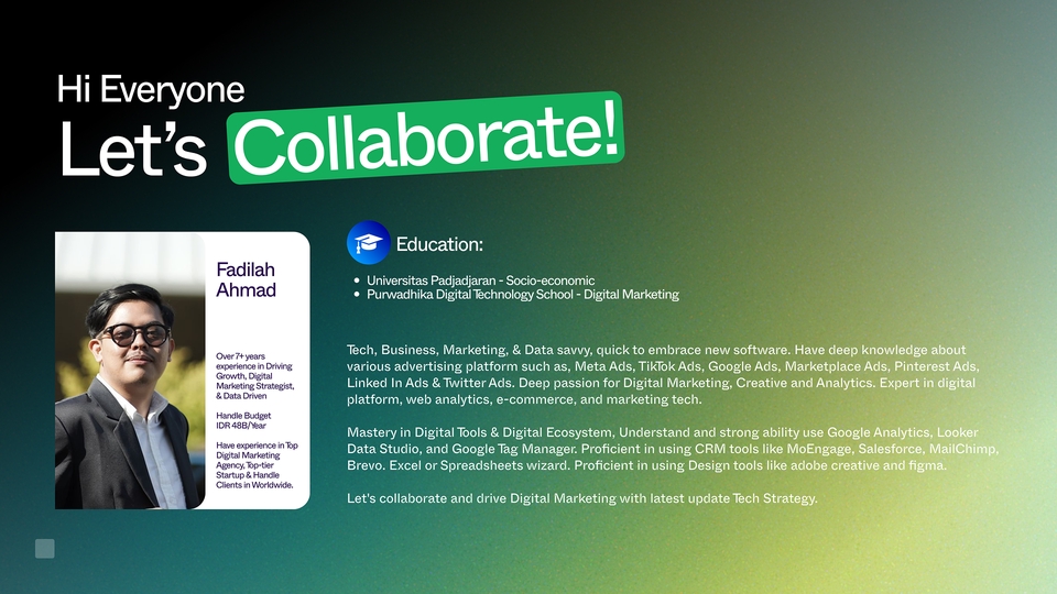 Digital Marketing - Jasa Optimasi Iklan | 7+ Tahun Experience & Free Konsultasi | Full Funnel Expert | Brand & Corporate - 2
