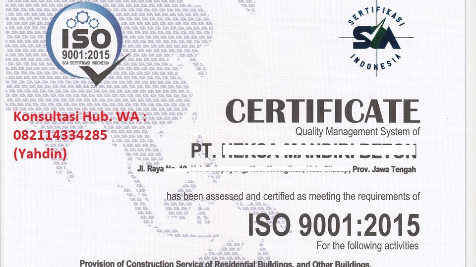 ISO NON AKREDITASI