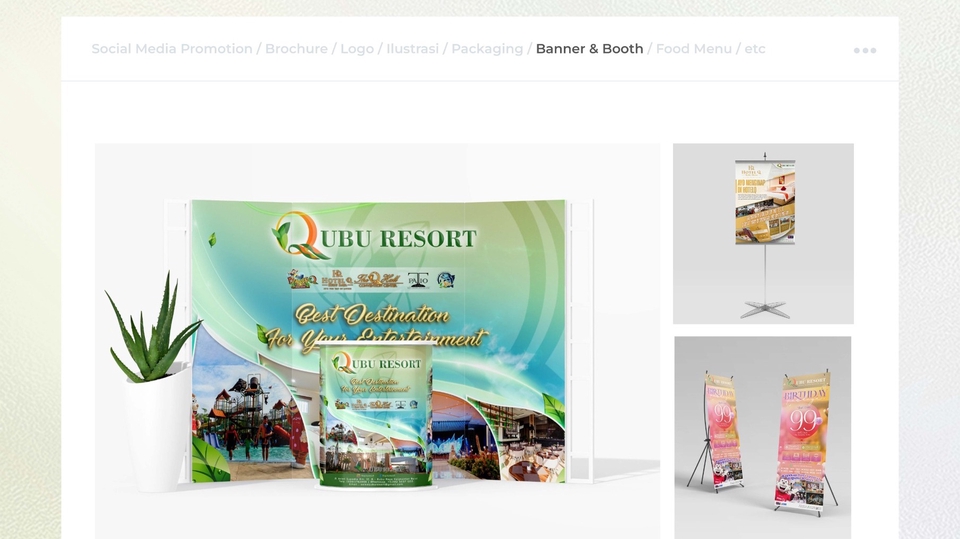 banner & booth