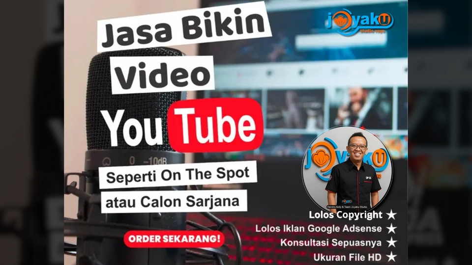 Jasa Editing Video Online Berkualitas & Profesional - Jasa Bikin Video Youtube seperti On The Spot atau Calon Sarjana