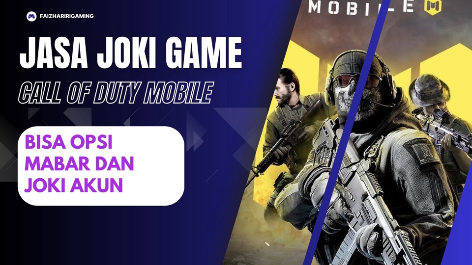Jasa joki dan push rank game Call Of Duty 