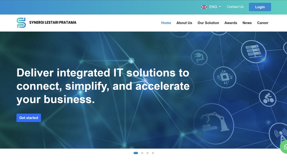 Web Company Profile, Landing Page, Custom Professional Modern, Sistem Informasi, Project IT Website