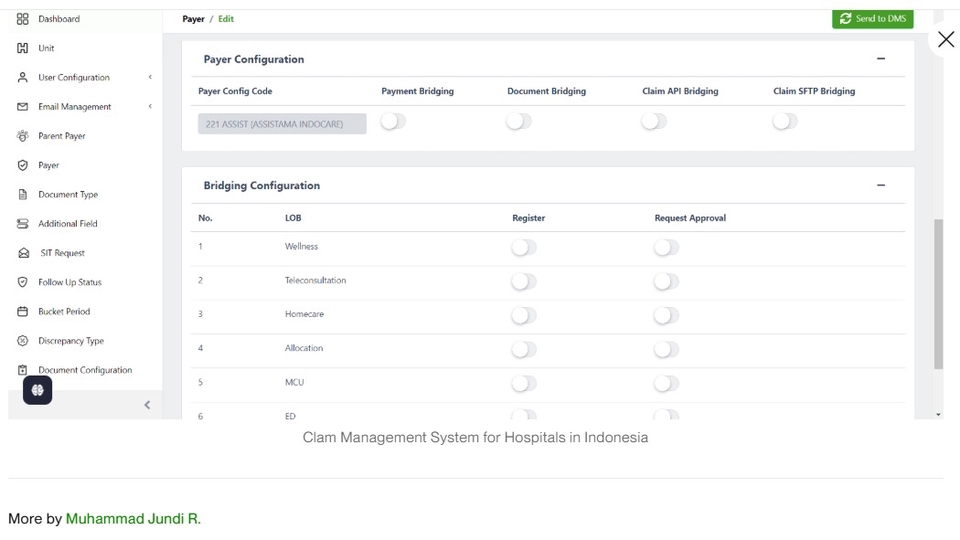 Project Claim Management System for Hospital